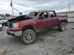 Salvage trucks for sale at Hueytown, AL auction: 2009 GMC Sierra K1500 SLE