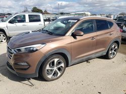 Salvage cars for sale at auction: 2016 Hyundai Tucson Limited