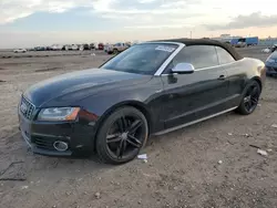 Salvage cars for sale at Houston, TX auction: 2010 Audi S5 Prestige