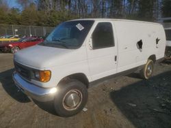 Ford salvage cars for sale: 2004 Ford Econoline E350 Super Duty Van