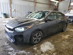 Salvage cars for sale at West Mifflin, PA auction: 2019 KIA Forte FE