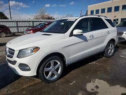 Salvage cars for sale at Littleton, CO auction: 2016 Mercedes-Benz GLE 350 4matic