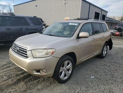 Salvage cars for sale at Spartanburg, SC auction: 2009 Toyota Highlander Limited