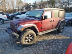 Salvage cars for sale at Austell, GA auction: 2021 Jeep Wrangler Unlimited Rubicon