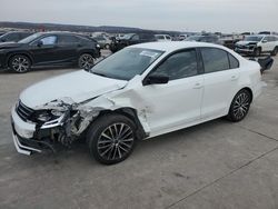 Salvage cars for sale at Grand Prairie, TX auction: 2016 Volkswagen Jetta Sport