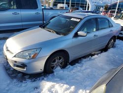 2007 Honda Accord EX en venta en East Granby, CT