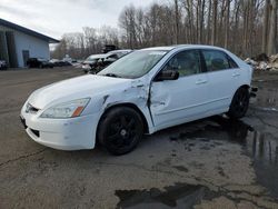 Salvage cars for sale at East Granby, CT auction: 2005 Honda Accord EX