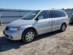 Honda Odyssey exl salvage cars for sale: 2002 Honda Odyssey EXL