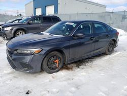 Salvage cars for sale from Copart Elmsdale, NS: 2022 Honda Civic LX