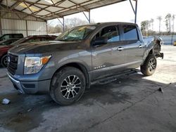 Salvage cars for sale at Cartersville, GA auction: 2021 Nissan Titan SV