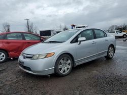 Honda Civic salvage cars for sale: 2007 Honda Civic LX