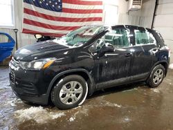 Salvage cars for sale at Lyman, ME auction: 2017 Chevrolet Trax LS