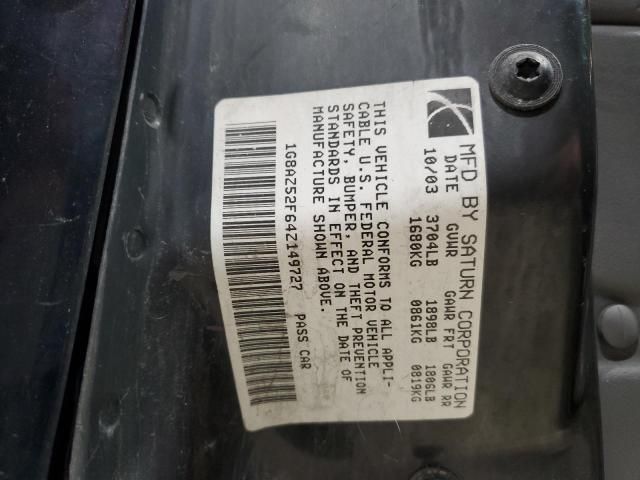 2004 Saturn Ion Level 2