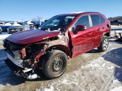 Salvage cars for sale at West Warren, MA auction: 2021 Toyota Rav4 LE