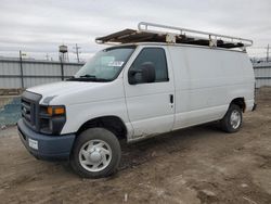 Salvage cars for sale at Chicago Heights, IL auction: 2013 Ford Econoline E350 Super Duty Van