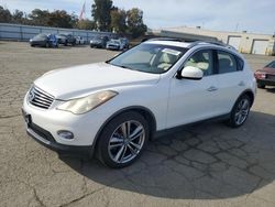 Salvage cars for sale at Martinez, CA auction: 2012 Infiniti EX35 Base