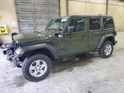 Salvage cars for sale at Hampton, VA auction: 2021 Jeep Wrangler Unlimited Sport