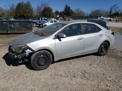 Salvage cars for sale from Copart Madisonville, TN: 2016 Toyota Corolla L