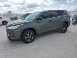 Toyota salvage cars for sale: 2018 Toyota Highlander LE