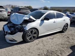 Salvage cars for sale at Las Vegas, NV auction: 2021 Nissan Sentra SR