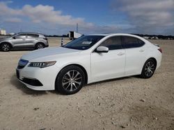 Salvage cars for sale at New Braunfels, TX auction: 2015 Acura TLX