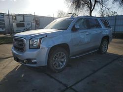 Salvage cars for sale at Sacramento, CA auction: 2017 GMC Yukon SLT