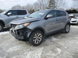 Salvage cars for sale at North Billerica, MA auction: 2016 KIA Sportage LX