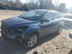 Salvage cars for sale at Madisonville, TN auction: 2018 Ford Escape SEL