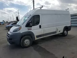 Salvage trucks for sale at Miami, FL auction: 2016 Dodge RAM Promaster 2500 2500 High