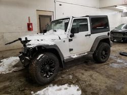 Salvage cars for sale at Ham Lake, MN auction: 2017 Jeep Wrangler Sport