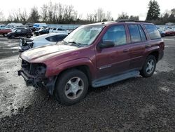 Chevrolet Trailblazer ls salvage cars for sale: 2004 Chevrolet Trailblazer LS