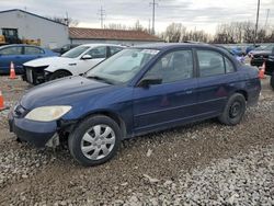 Salvage cars for sale at Columbus, OH auction: 2004 Honda Civic LX