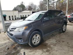 Salvage cars for sale at Hueytown, AL auction: 2015 Toyota Rav4 LE