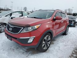 Salvage cars for sale at Bridgeton, MO auction: 2011 KIA Sportage EX