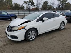 Salvage cars for sale at Hampton, VA auction: 2015 Honda Civic LX