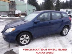 Salvage cars for sale from Copart Anchorage, AK: 2004 Toyota Corolla Matrix Base