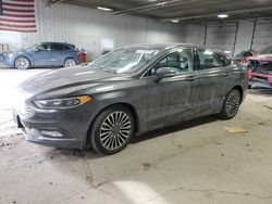 Vehiculos salvage en venta de Copart Franklin, WI: 2018 Ford Fusion TITANIUM/PLATINUM