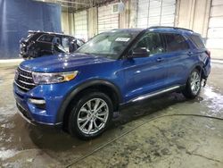 Salvage cars for sale at Woodhaven, MI auction: 2020 Ford Explorer XLT