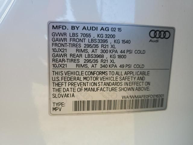 2015 Audi Q7 TDI Prestige