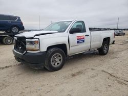 Salvage cars for sale from Copart New Braunfels, TX: 2017 Chevrolet Silverado C1500