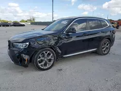 Salvage cars for sale at Homestead, FL auction: 2022 BMW X3 SDRIVE30I