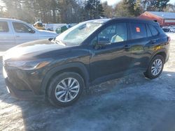 Salvage cars for sale at Mendon, MA auction: 2022 Toyota Corolla Cross LE