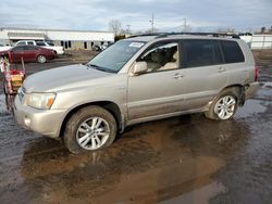 Toyota salvage cars for sale: 2007 Toyota Highlander Hybrid