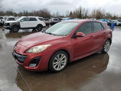 Salvage cars for sale at Woodburn, OR auction: 2010 Mazda 3 S