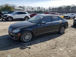 Salvage cars for sale at Charles City, VA auction: 2009 Mercedes-Benz C300