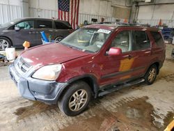 Salvage cars for sale from Copart Mcfarland, WI: 2002 Honda CR-V EX