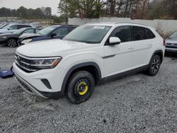 Volkswagen salvage cars for sale: 2021 Volkswagen Atlas Cross Sport SE