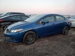 Salvage cars for sale at Elgin, IL auction: 2015 Honda Civic LX