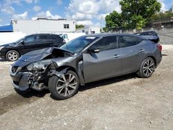 Carros salvage sin ofertas aún a la venta en subasta: 2017 Nissan Maxima 3.5S