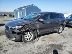 Salvage cars for sale at Assonet, MA auction: 2019 KIA Sorento L